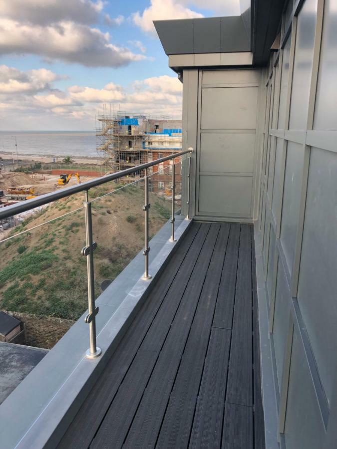 The Penthouse Margate, Balconies, Sea View, Gated Parking, Air Con! Apartment Luaran gambar